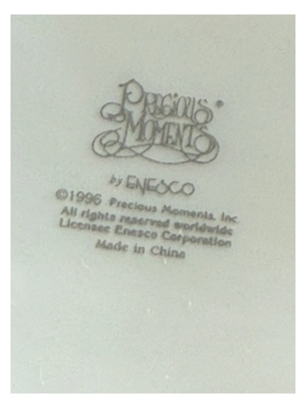 Precious Moments 1996 Heart Shaped Jewelry Box Friendship Hits The Spot w/ Box